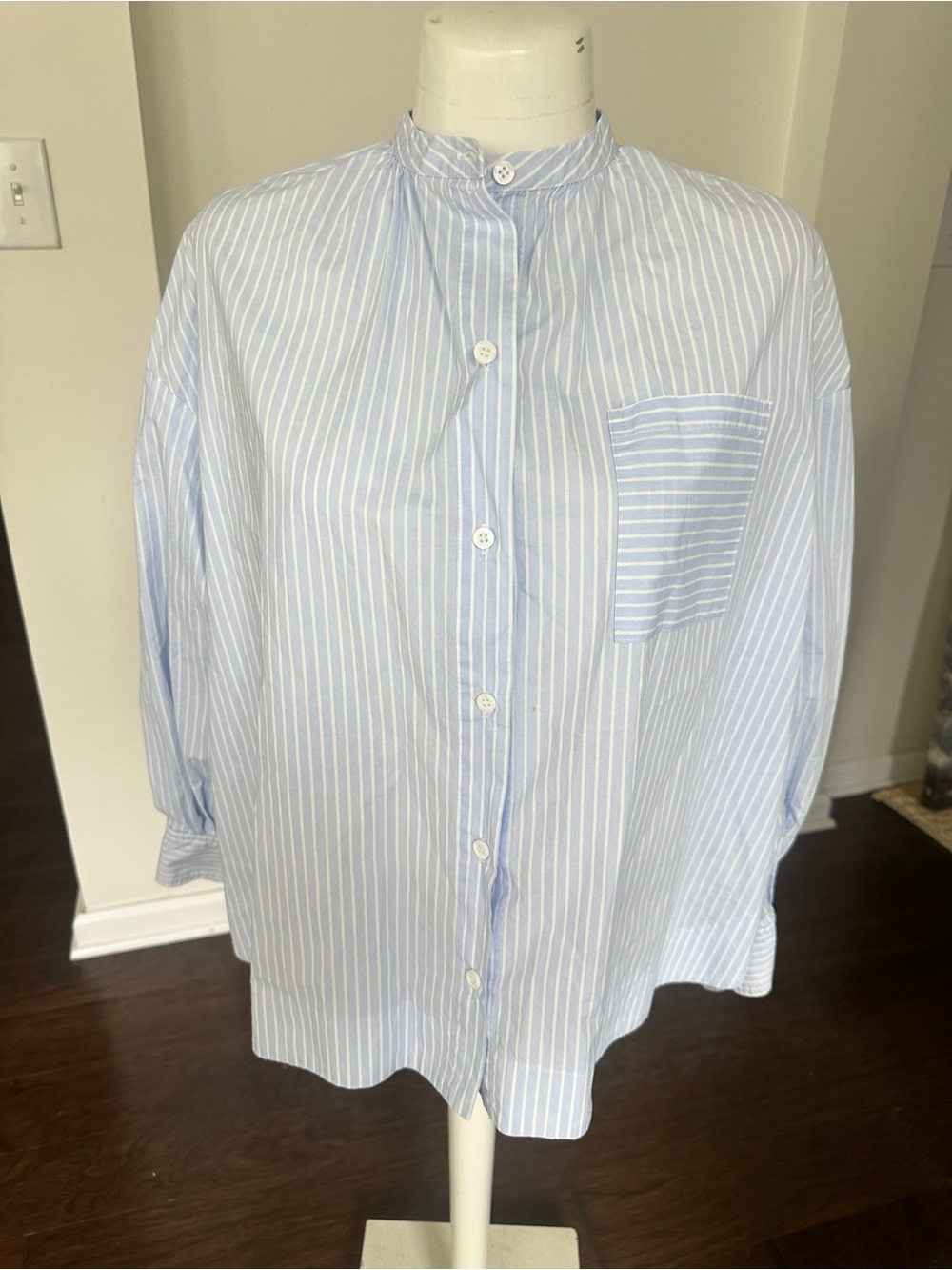 FRNCH Paris Ariana Button front Striped Blouse S